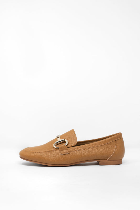 Premium All Leather Brown Women's Spring Moccasin for Timeless Elegance